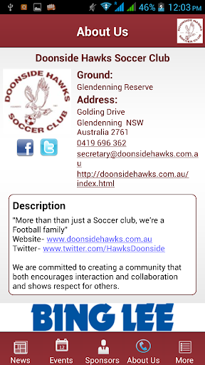 【免費運動App】Doonside Hawks Soccer Club-APP點子