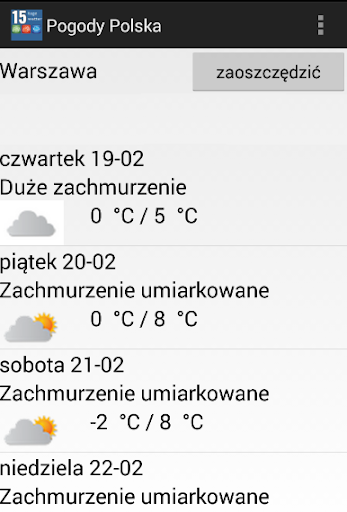 【免費天氣App】15 dni Prognoza pogody Polska-APP點子