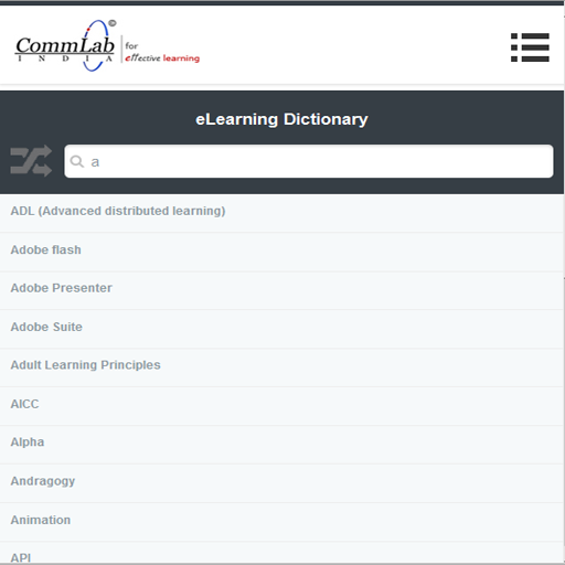 CommLab eLearning Dictionary