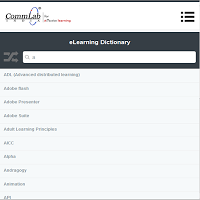 CommLab eLearning Dictionary APK 스크린샷 이미지 #1