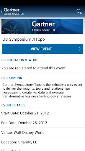 【免費商業App】Gartner Events Navigator-APP點子