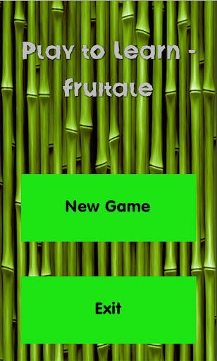 Play to Learn - Fruitale