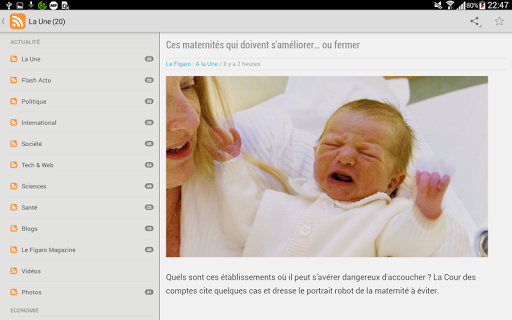 【免費新聞App】Le Figaro : Flux RSS-APP點子