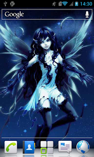 Download Black angel live wallpaper APK for Android