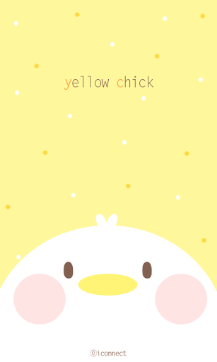 Yellow Chick go launcher theme