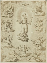 Fotoreproductie van de gravure La priere