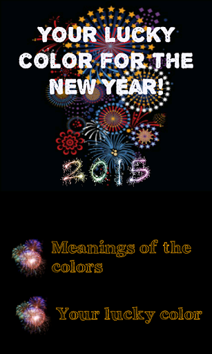 Your color for New Year's 2015