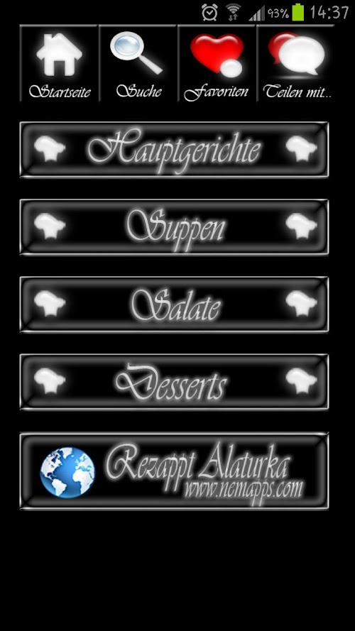 Android application RezAppt AlaTurka screenshort