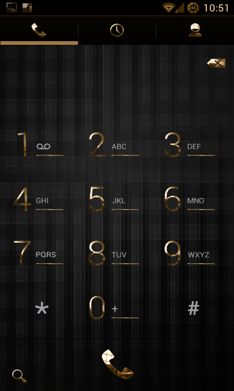 Luxurious Gold CM11 AOKP Theme - screenshot