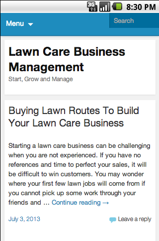 Lawn Care Business Blog