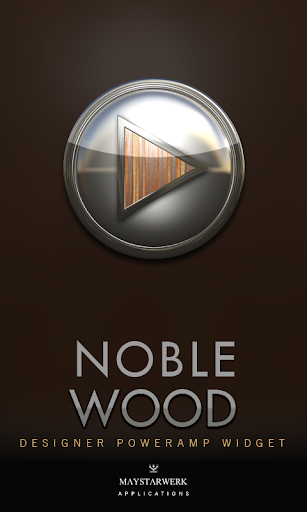 Poweramp Widget Noble Wood