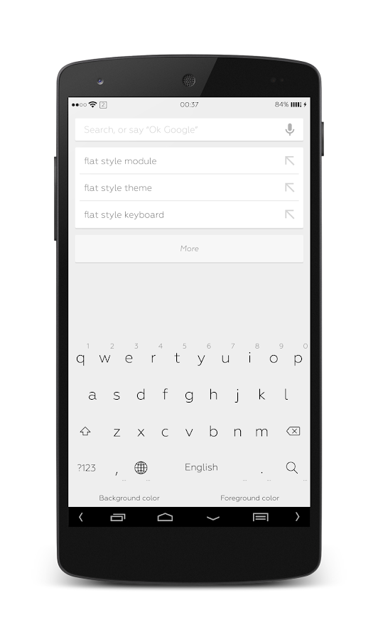 Flat Style Colored Keyboard - screenshot