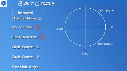 Bolt Circle Calculator