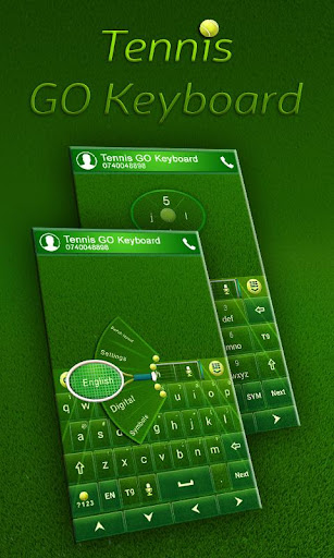 GO Keyboard Tennis Theme