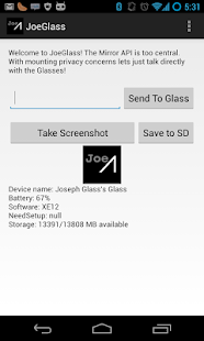 JoeGlass For Google Glass