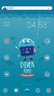How to install DiverPOPO dodol launcher theme 1.1 apk for laptop