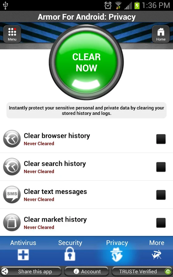 Armor for Android™ Antivirus - screenshot