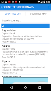 Countries Dictionary Screenshots 1