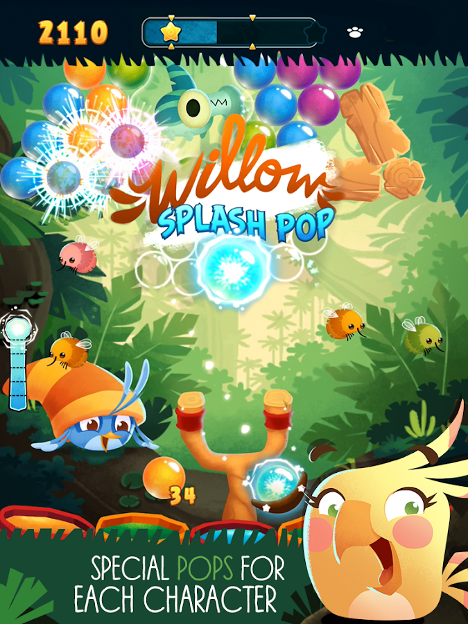 Angry Birds Pop 2 Bubble Shooter Game