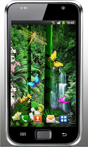 【免費個人化App】Jungle Waterfall LiveWallpaper-APP點子