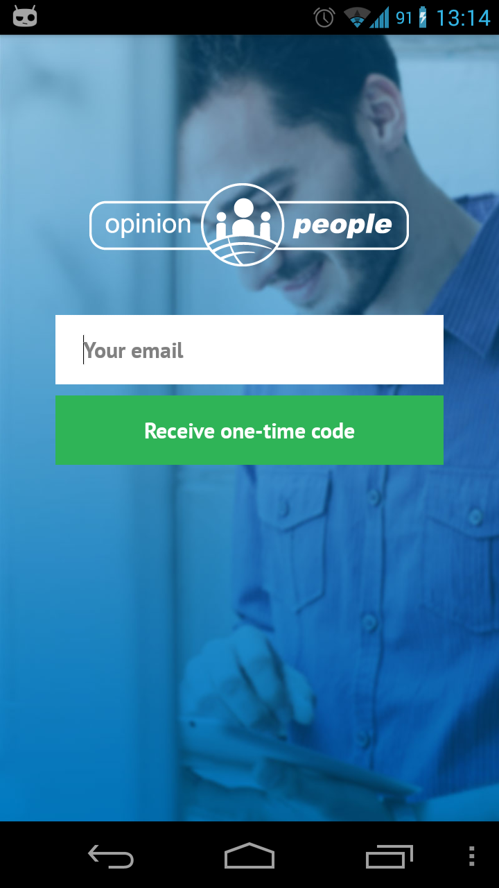 Android application opinion people screenshort