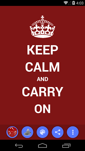 【免費娛樂App】Keep Calm And Carry on Creator-APP點子