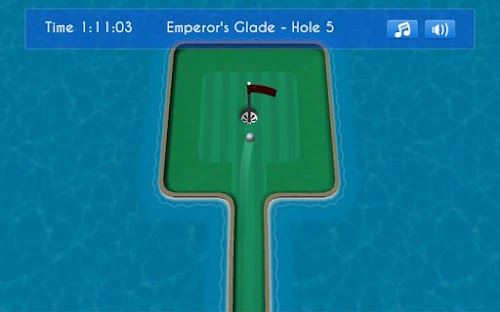Android application Tilt Golf: Free Tournament screenshort