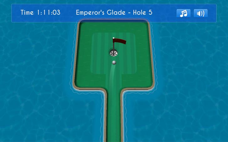 Tilt Golf: Free Tournament Screen 1