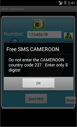 Free SMS Cameroon