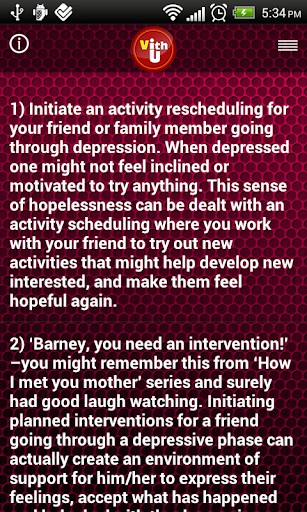 Screenshot #3 of VithU: V Gumrah Initiative / Android