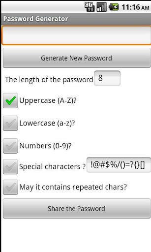 Password Generator