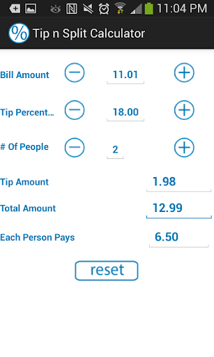 Tip N Split Calc