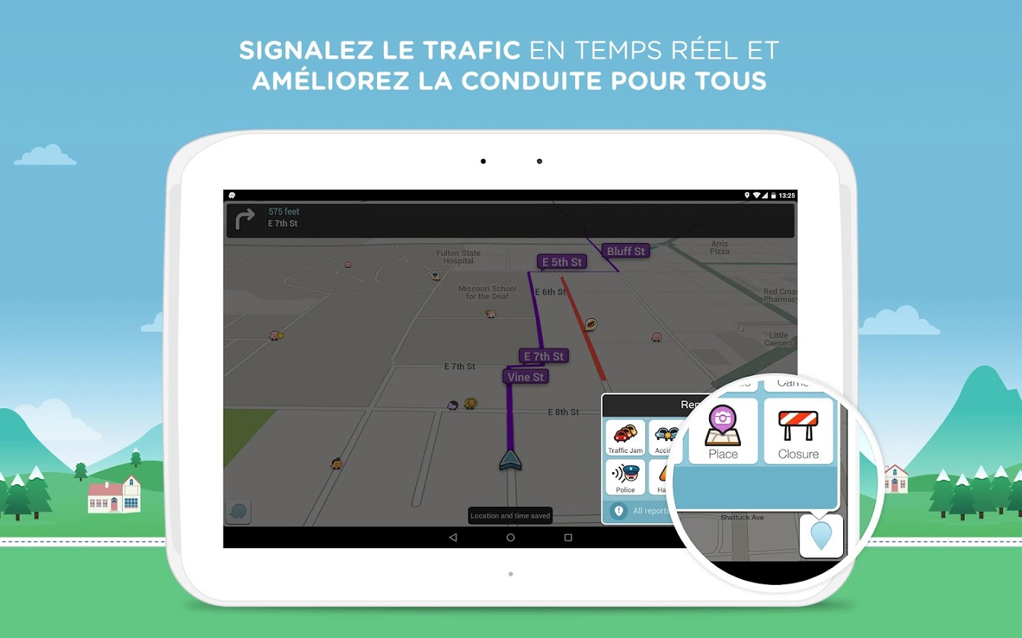 Waze GPS, Cartes & Trafic Applications Android sur Google Play