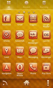 Lastest Orange Fruit Theme GO Launcher APK for Android