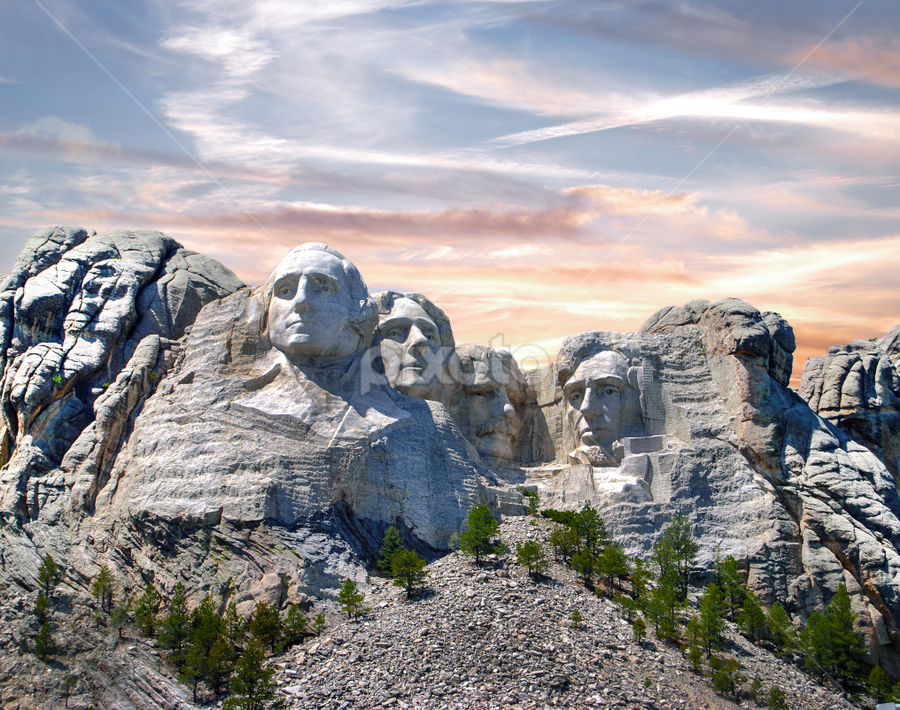 Presidential by Judy Hall-Folde - City,  Street & Park Vistas