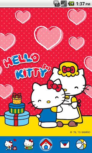 免費下載個人化APP|Hello Kitty Hug Mom Theme app開箱文|APP開箱王