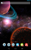 UR 3D Space Galaxy Live Theme APK Снимки экрана #8