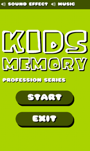 Kids Memory Profession Series