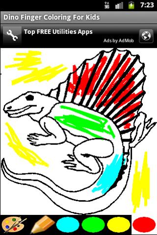 Finger Painting - Dinosaur Screen 2