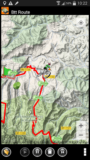 Btt Route Road Travel Gps