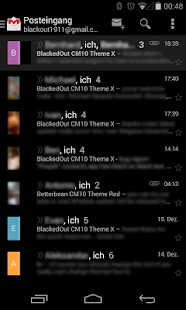 BlackedOut CM11/10 Theme X - screenshot thumbnail