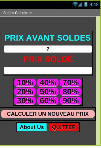 Soldes Calculator