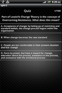 SPHR PHR 100 Questions app Screenshots 8