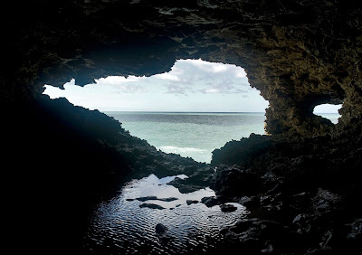 The Animal Flower Cave is located under the cliffs at the Northern tip of Barbados. 