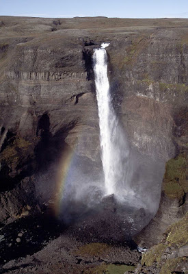 Svartifoss in Skaftafell National Park in Iceland.