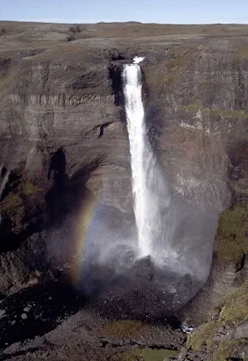 Svartifoss in Skaftafell National Park in Iceland.