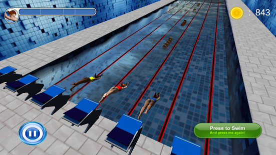 Swimming Race 3D - náhled