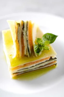 An appetizer served aboard Cunard sailings.