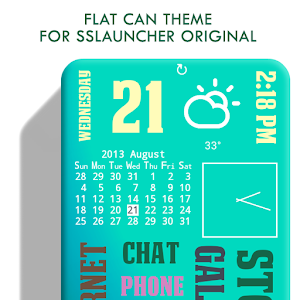 Flat Can Theme ssLauncher OR.apk 1.0