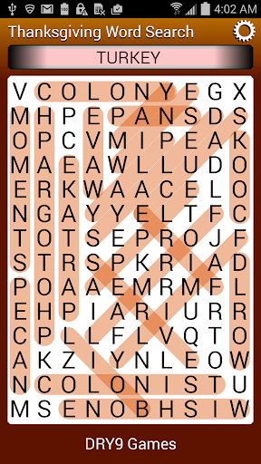 【免費解謎App】Thanksgiving Word Search-APP點子